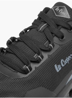 Lee Cooper Men's Logo Print Shoes with Lace-Up Closure  - Image 4