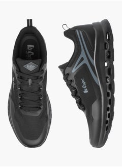 Lee Cooper Men's Logo Print Shoes with Lace-Up Closure  - Image 1