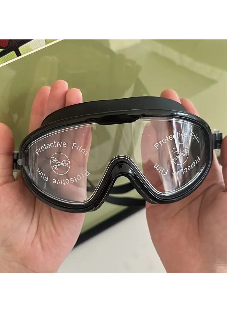 Goolsky Unisex Large Frame Swimming Goggles, Waterproof Anti-fog Swimming Goggles  - Image 1