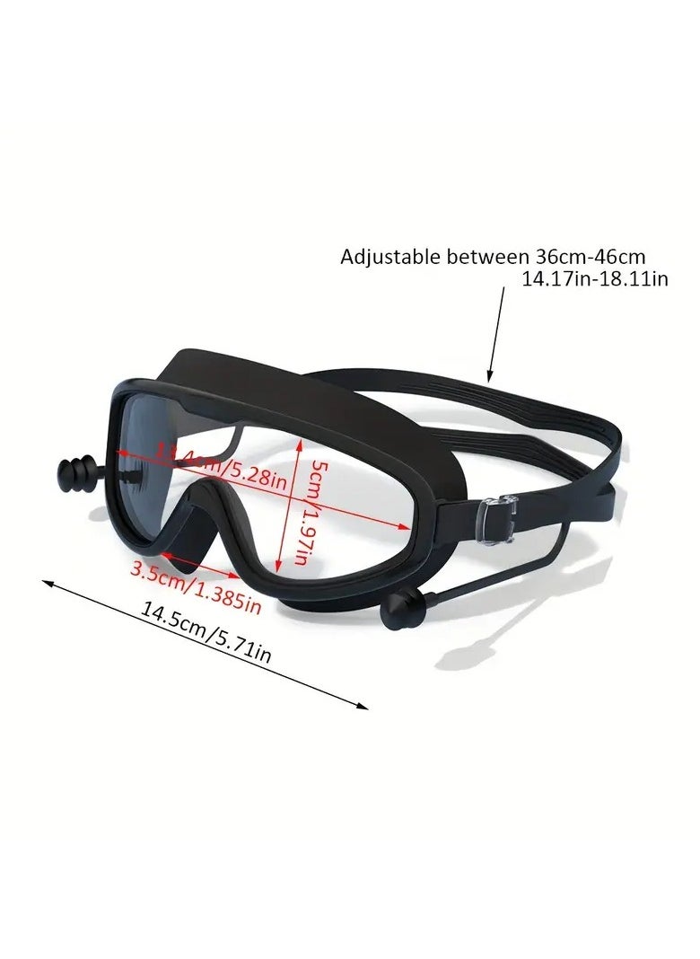 Goolsky Unisex Large Frame Swimming Goggles, Waterproof Anti-fog Swimming Goggles  - Image 4
