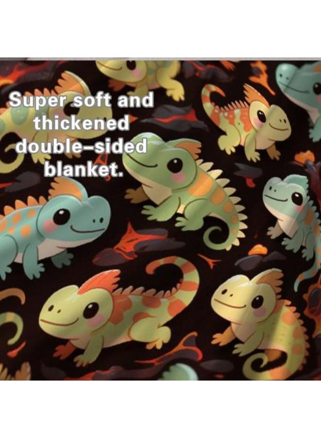 عام بطانية رقيقة من الفانيلا الكرتونية للأطفال والرضع (دافئة ومريحة، ومناسبة للنوم والألعاب) 70 سم * 100 سم - Image 4