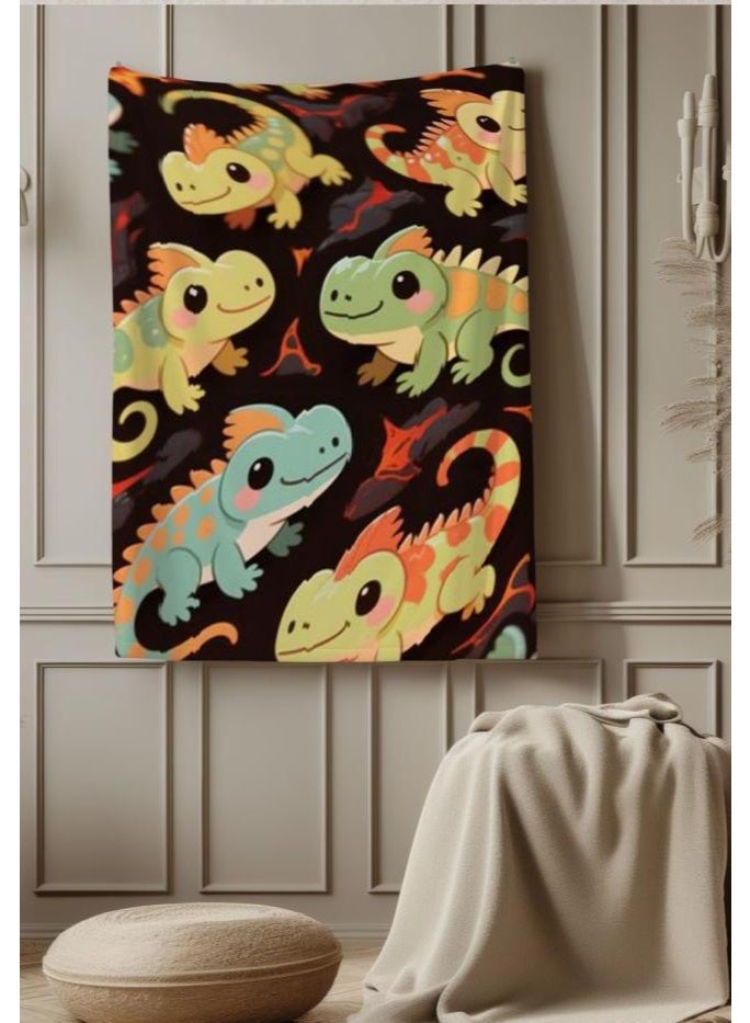 عام بطانية رقيقة من الفانيلا الكرتونية للأطفال والرضع (دافئة ومريحة، ومناسبة للنوم والألعاب) 70 سم * 100 سم - Image 2