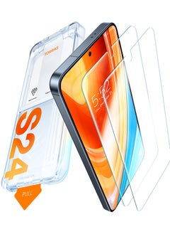 TORRAS Top-Notch Diamond Shield for Samsung Galaxy S24 Plus Screen Protector [9H+ Durable Mil-Grade Protection] 0.04s Fingerprint Unlock Bubble Free Aerospace Grade Screen Protector S24 Plus Tempered Glass  - Image 1