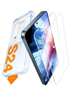 TORRAS Top-Notch Diamond Shield for Samsung Galaxy S24 Plus Screen Protector [9H+ Durable Mil-Grade Protection] 0.04s Fingerprint Unlock Bubble Free Aerospace Grade Screen Protector S24 Plus Tempered Glass  - Image 2