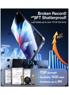 TORRAS Top-Notch Diamond Shield for Samsung Galaxy S24 Plus Screen Protector [9H+ Durable Mil-Grade Protection] 0.04s Fingerprint Unlock Bubble Free Aerospace Grade Screen Protector S24 Plus Tempered Glass  - Image 5