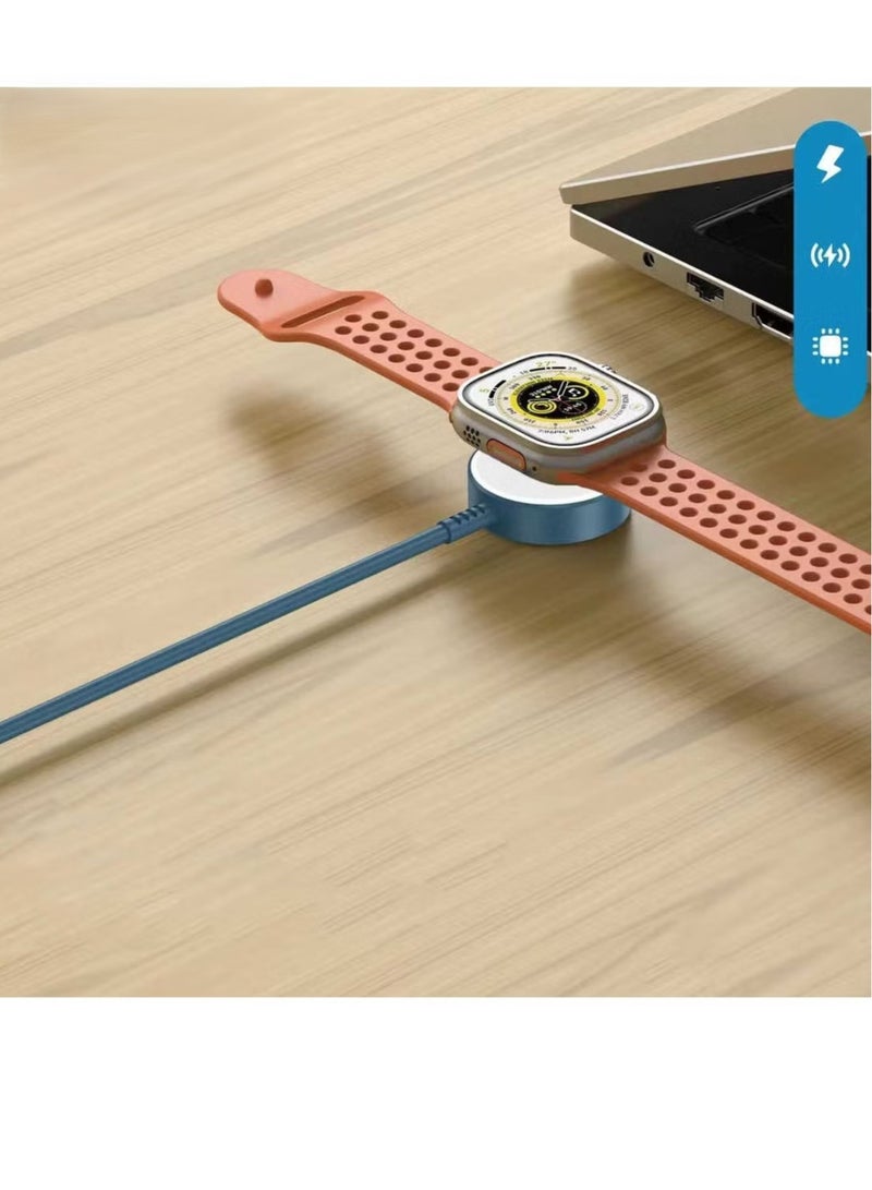 NEW GD-UC608 2-in-1 Wireless Fast Charging Cable for Apple Watch Series - PD & USB - Image 3
