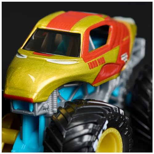 Monster Jam, Marvel Official Iron Man Vs. War Machine Die-Cast Monster Trucks, 1:64 Scale, Kids Toys for Boys and Girls Ages 3 and up - Image 5