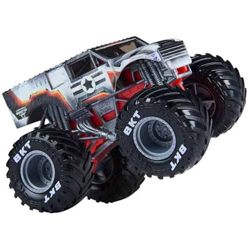 Monster Jam, Marvel Official Iron Man Vs. War Machine Die-Cast Monster Trucks, 1:64 Scale, Kids Toys for Boys and Girls Ages 3 and up - Image 3