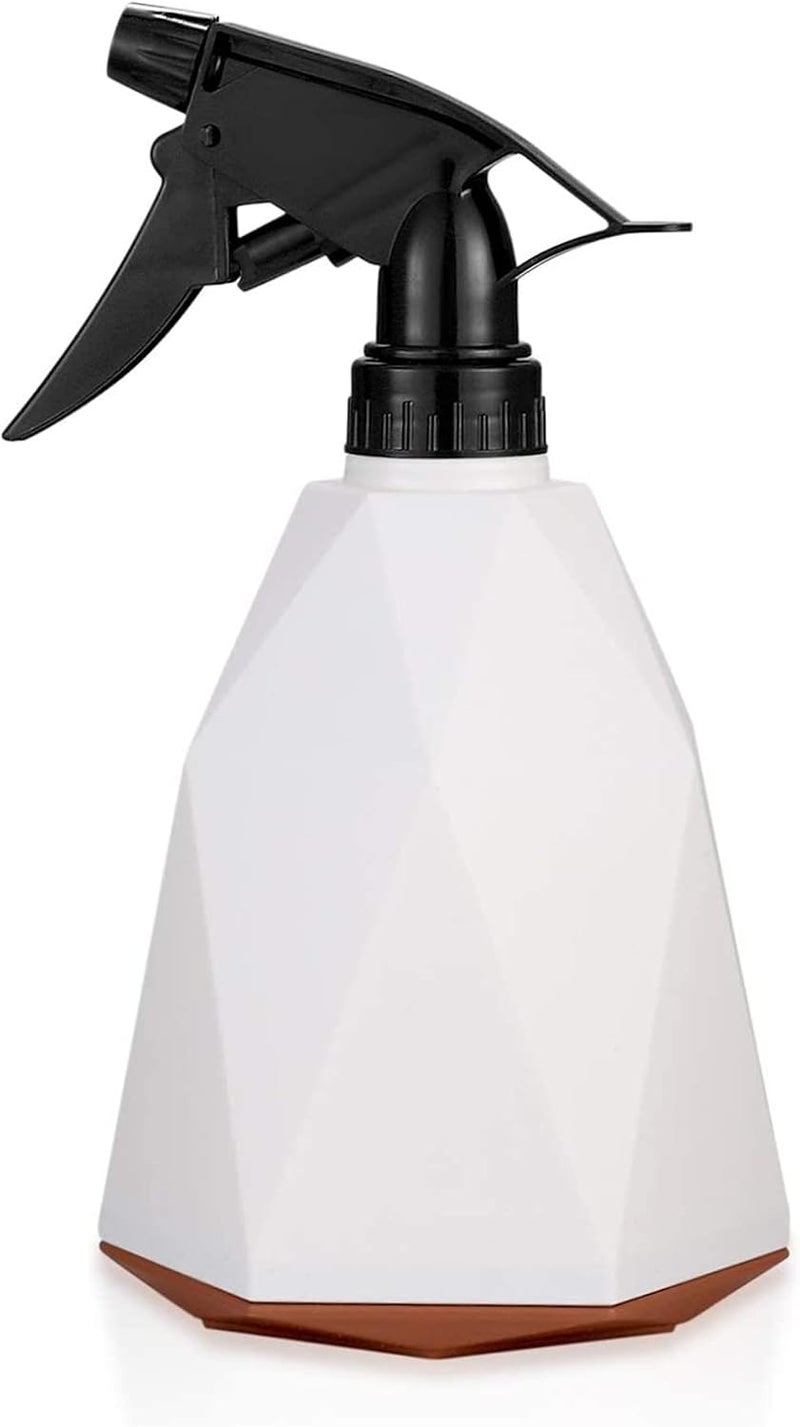 ELECDON Gardening Spray Bottle, Plastic Sprayer Mist Bottle, Empty Watering Can, Plants Garden Pot Bottle for Cleaning, Gardening, Hairdressing, Plants, Flower, 600ML - Image 1