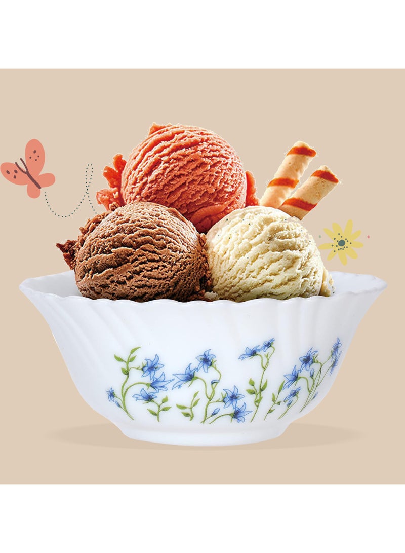 لاوبالا طقم أطباق عشاء من La Opala Minerva Eternal Joy مكون من 44 قطعة، آمن للاستخدام في الميكروويف وغسالة الأطباق، طقم أدوات خفيفة الوزن بتصميم بسيط - متعدد الألوان وقابل لإعادة الاستخدام - Image 3