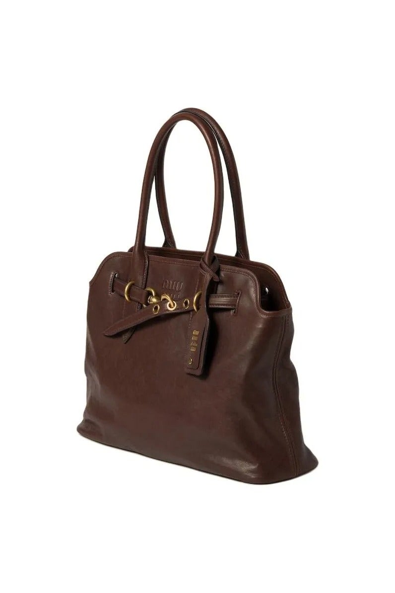 Miu Miu Aventure Nappa Leather Tote Bag - Image 2