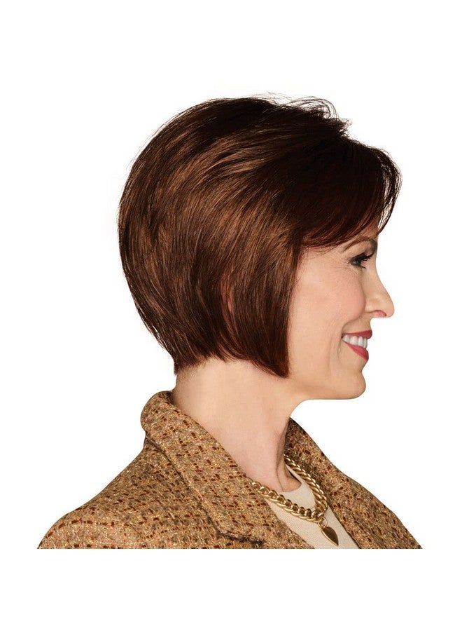 Gabor Bend The Rules Chin Length Boy Cut Wig By Hauruwear Average Cap Gl2931 Rusty Auburn - Image 4