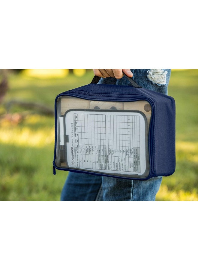 Triumph Sports 35-7335-2 Giant Wooden Lawn Dice Set, Brown, One Size - Image 3