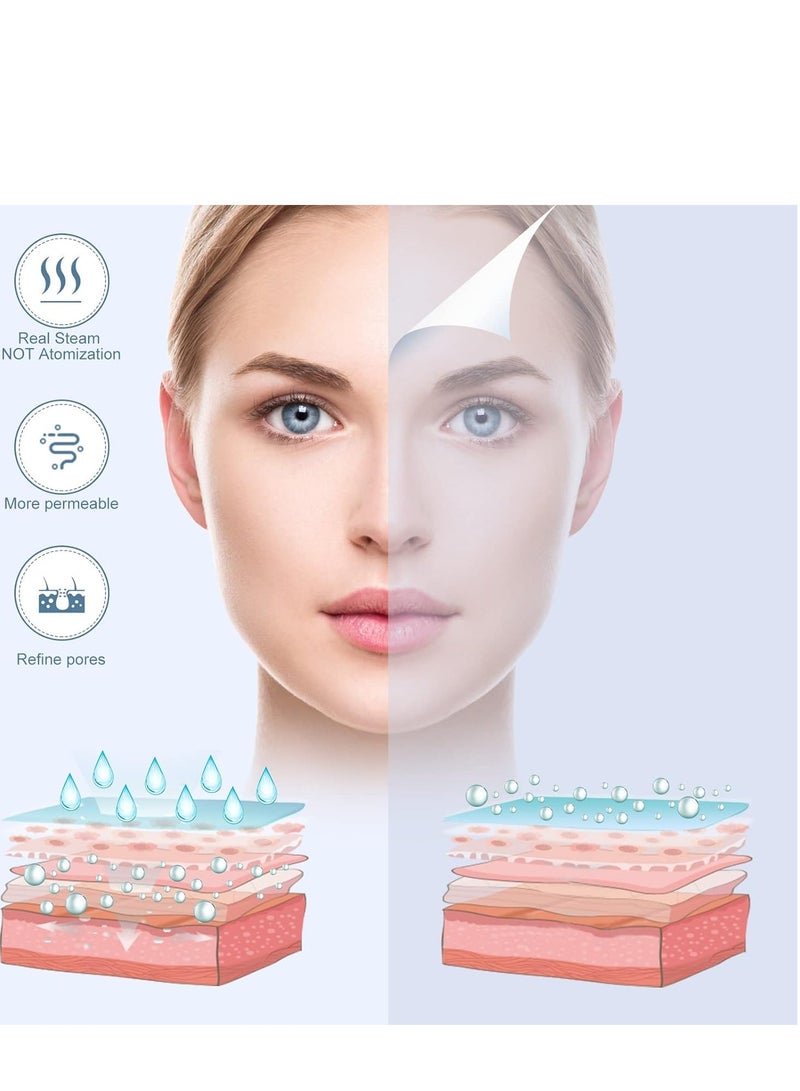 جهاز بخار للوجه مع مرطب بالرذاذ الدافئ للوجه والسبا للترطيب أو الاستخدام المنزلي أو الصالون - Image 3