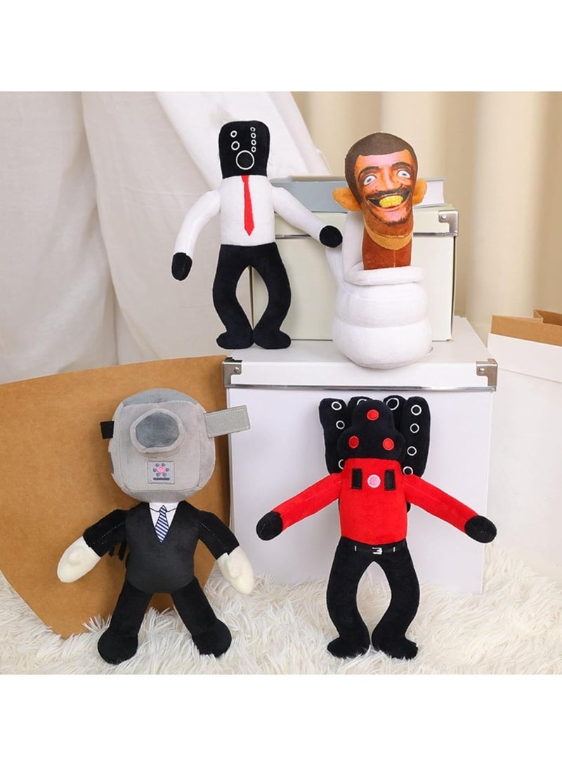 10" Skibidi Toilet Speaker Photographer Plush Toy Collectible Gift for Child Fans - Image 4