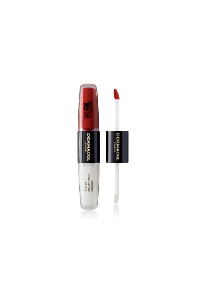 Dermacol 16h Lip Color 2-In-1 Extreme Long-Lasting Lipstick 34 7.1ml - Image 1
