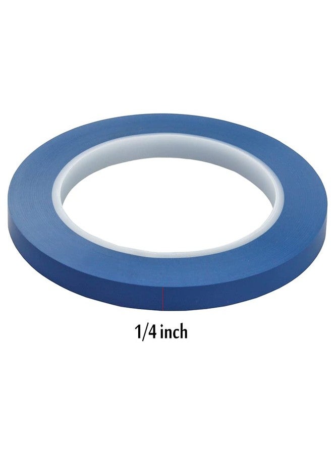 JINBING High-Temp Vinyl Fine Line Fineline Masking Tape Automotive Paint for Curves Blue (1/4 inch x 3Rolls) - Image 2