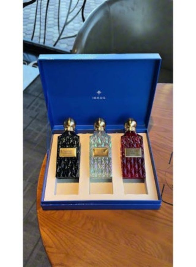 IBRAQ Luxury Perfume Gift Set for Men & Women (3 Fragrances x 75ml) - Eau De Parfum - Image 3