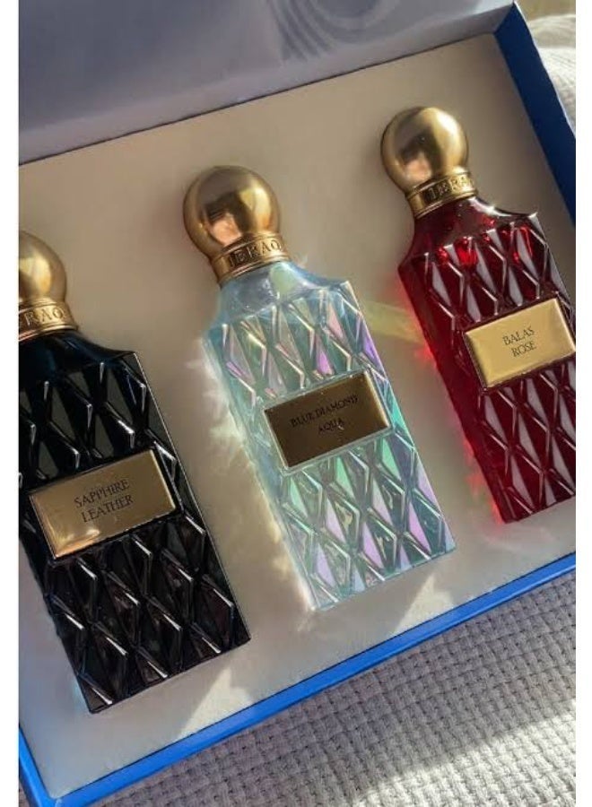 IBRAQ Luxury Perfume Gift Set for Men & Women (3 Fragrances x 75ml) - Eau De Parfum - Image 2