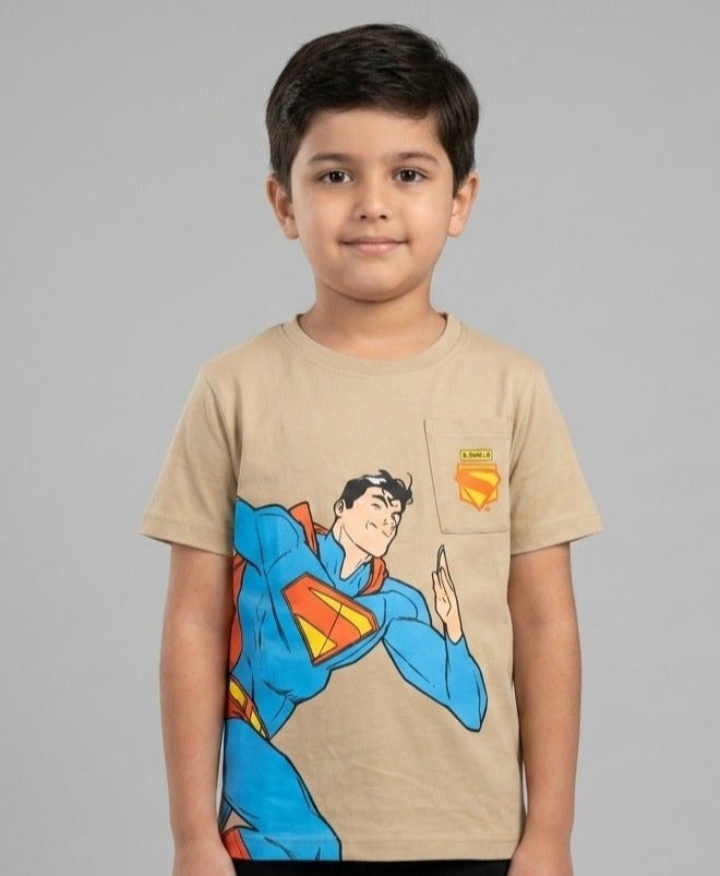 WB Super Man Boys T-Shirt - Image 1