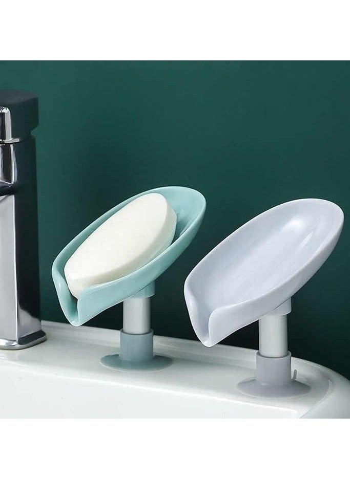 Generic Leaf-Shaped Soap Holder – Self-Draining, Stylish & Durable  - Image 1