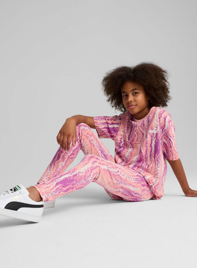 PUMA ESS NATURE 2.0 AOP Leggings G - Image 5