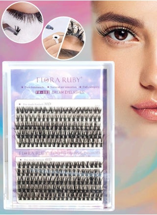 200pcs Individual Lash Clusters DIY Lash Extension Kit 30D and 40D Lash Clusters D Curl Individual Cluster Lashes Self Adhesive Eyelash Clusters Extensions 9-16mm Mixed False Eyelash - pzsku/Z74C96365D85F51B4B52FZ/45/_/1711539891/087b4376-0a7b-4f7e-9bb3-840b81e88556