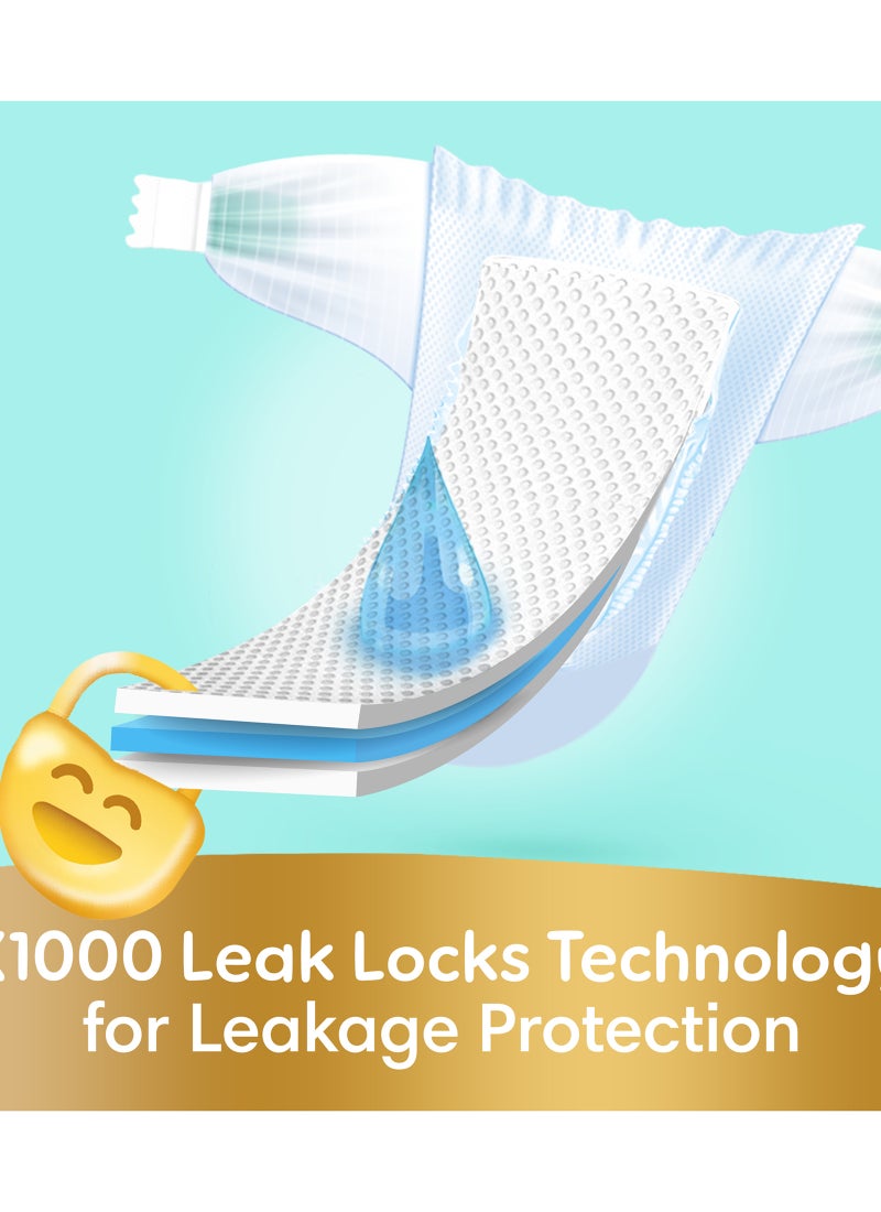 بامبرز مجموعة حفاضات بريميوم كير من 25 قطعة مقاس 3 لوزن 6-10 كجم بأنعم ملمس وجوانب مطاطية لارتداء أفضل - Image 4