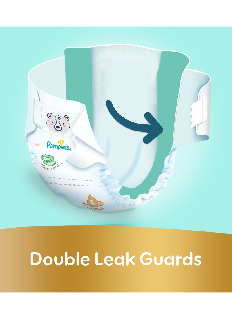 بامبرز مجموعة حفاضات بريميوم كير من 25 قطعة مقاس 3 لوزن 6-10 كجم بأنعم ملمس وجوانب مطاطية لارتداء أفضل - Image 5