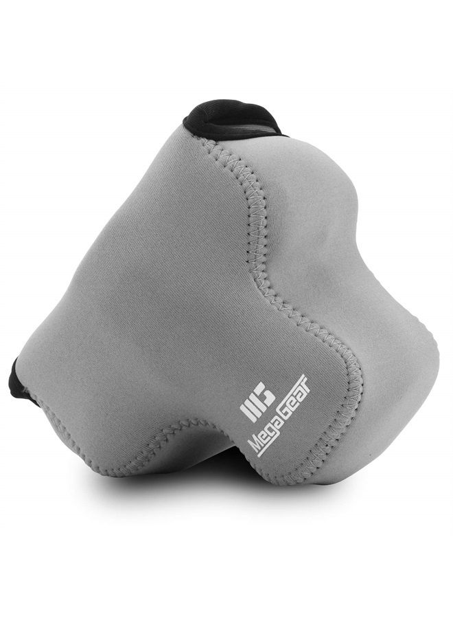 MegaGear Ultra Light Neoprene Camera Case Compatible with Canon EOS M50 II, EOS M50, M5 (15-45mm),Gray - Image 2