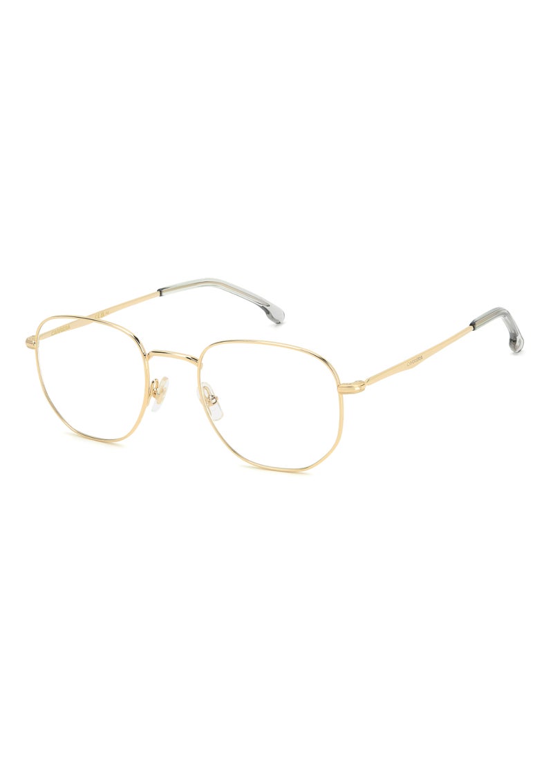 Carrera إطار نظارة كاريرا 323 44 معدني مستطيل الشكل للرجال - مقاس العدسة: 43.7 مم - ذهبي  - Image 1