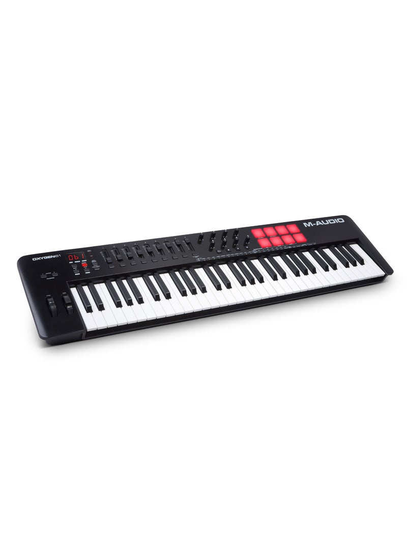 Oxygen 61 MKV 61-Keys USB MIDI Controller with Smart Controls and Auto-Mapping