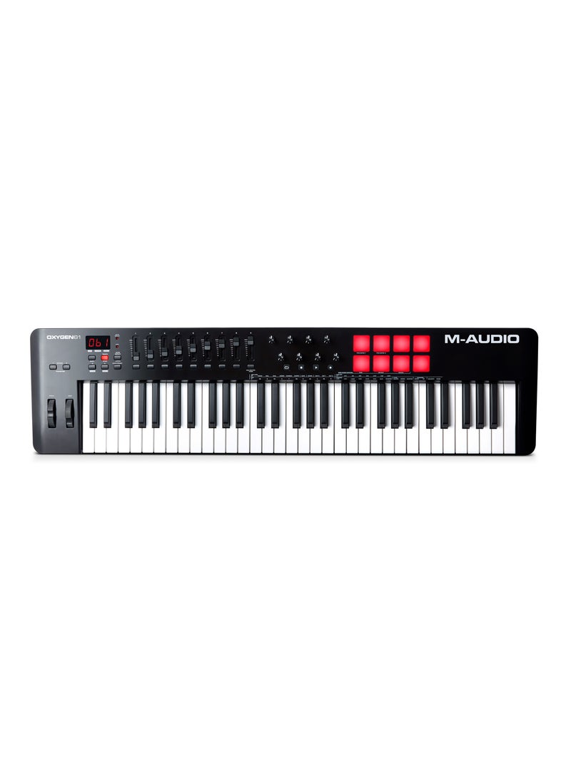 Oxygen 61 MKV 61-Keys USB MIDI Controller with Smart Controls and Auto-Mapping