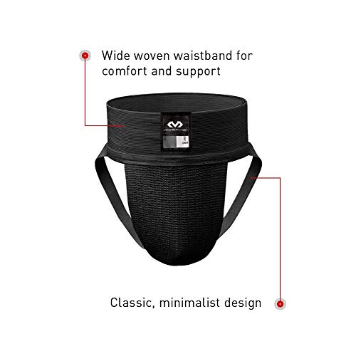 McDavid Athletic Jock Strap Adult Men's, Baseball Protection & More Sports, Black & White - Image 4