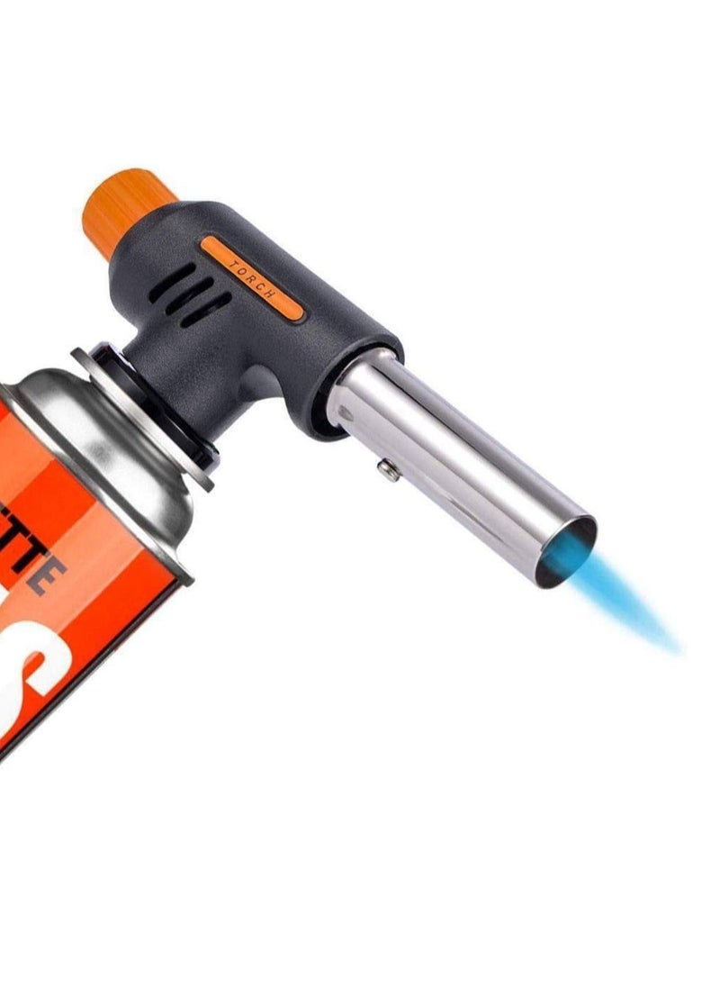 PAMEER Mini Blow Lighter Gas Burner, Adjustable Flame, Multi-Purpose Butane Propane Torch, Culinary Torch for BBQ, Cooking Torch, Kitchen Torch, Flame Gun, Baking.  - Image 1