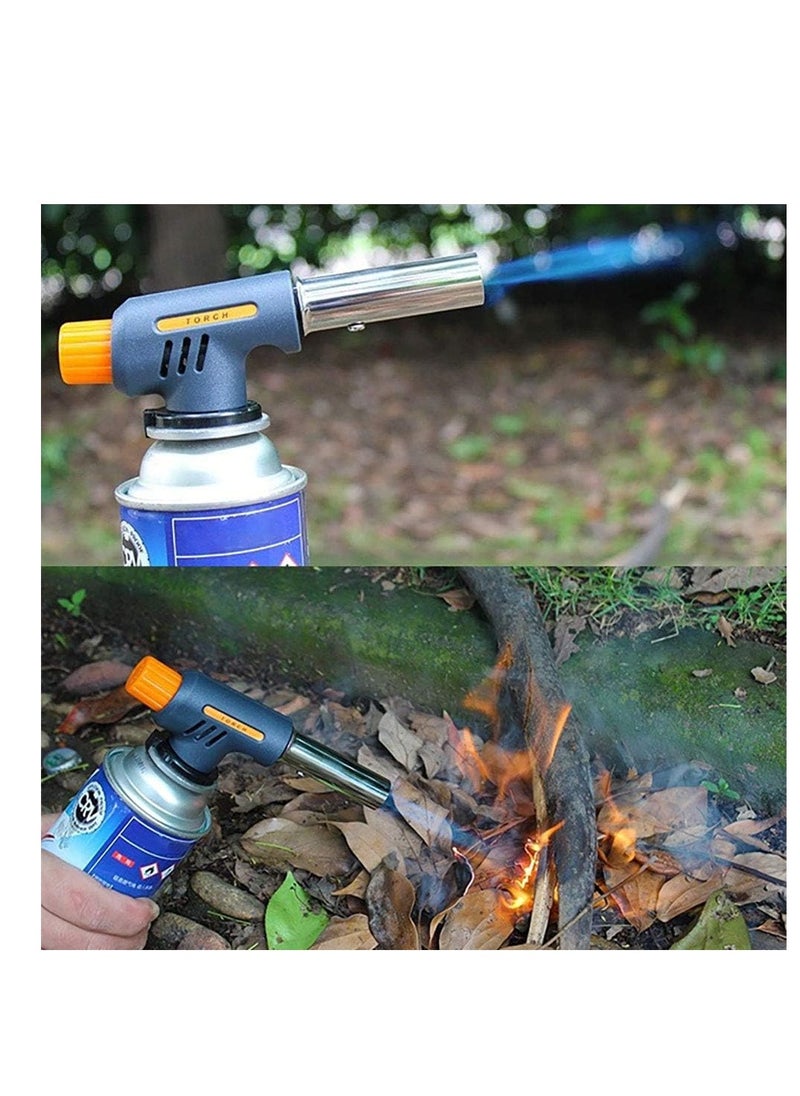PAMEER - Mini Blow Lighter Gas Burner, Adjustable Flame, Multi-Purpose Butane Propane Torch, Culinary Torch for BBQ, Cooking Torch, Kitchen Torch, Flame Gun, Baking. - Image 1