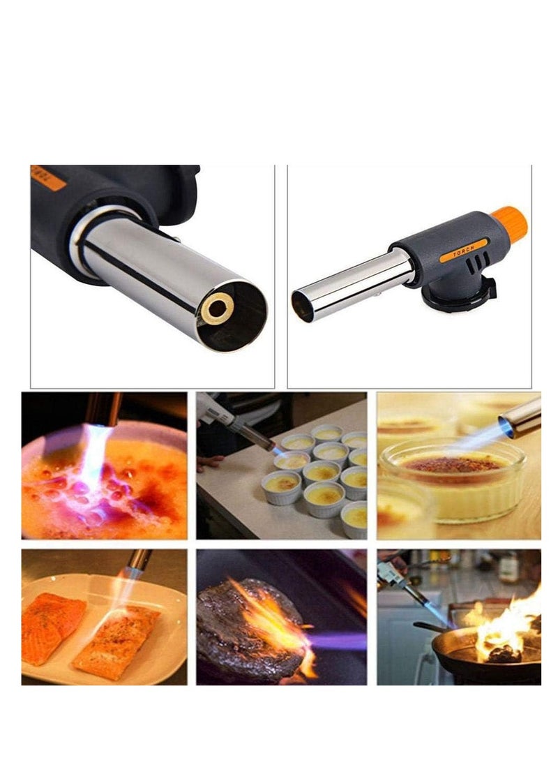 PAMEER - Mini Blow Lighter Gas Burner, Adjustable Flame, Multi-Purpose Butane Propane Torch, Culinary Torch for BBQ, Cooking Torch, Kitchen Torch, Flame Gun, Baking. - Image 1