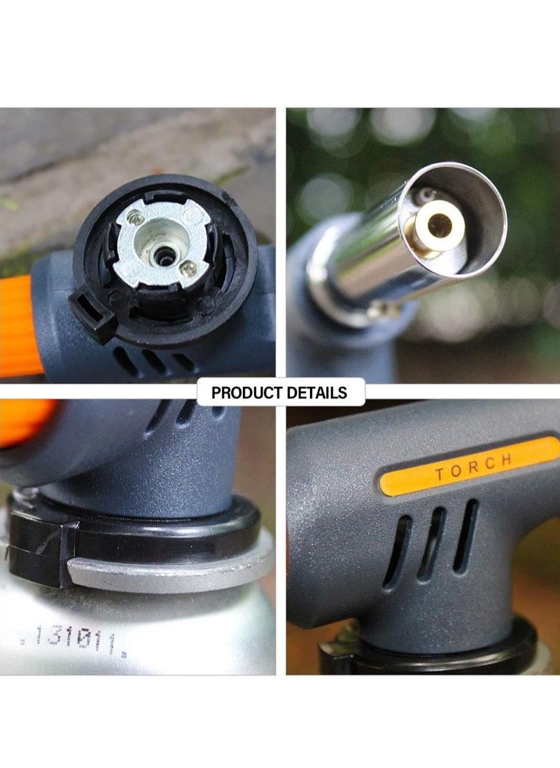 PAMEER - Mini Blow Lighter Gas Burner, Adjustable Flame, Multi-Purpose Butane Propane Torch, Culinary Torch for BBQ, Cooking Torch, Kitchen Torch, Flame Gun, Baking. - Image 1