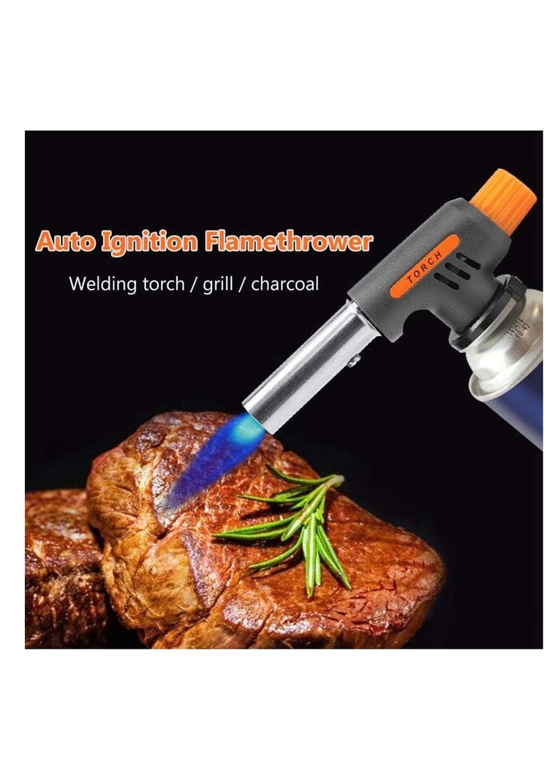 PAMEER - Mini Blow Lighter Gas Burner, Adjustable Flame, Multi-Purpose Butane Propane Torch, Culinary Torch for BBQ, Cooking Torch, Kitchen Torch, Flame Gun, Baking. - Image 1