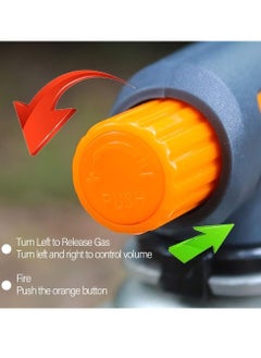 PAMEER Mini Blow Lighter Gas Burner, Adjustable Flame, Multi-Purpose Butane Propane Torch, Culinary Torch for BBQ, Cooking Torch, Kitchen Torch, Flame Gun, Baking.  - Image 4