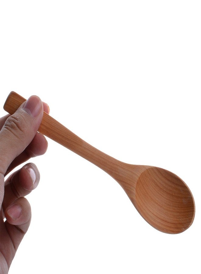 ECYC 10 Pcs 7 inch Ecofriendly Handle Long Wooden Spoons Coffee Honey Tea Stirrer Tableware - Image 3
