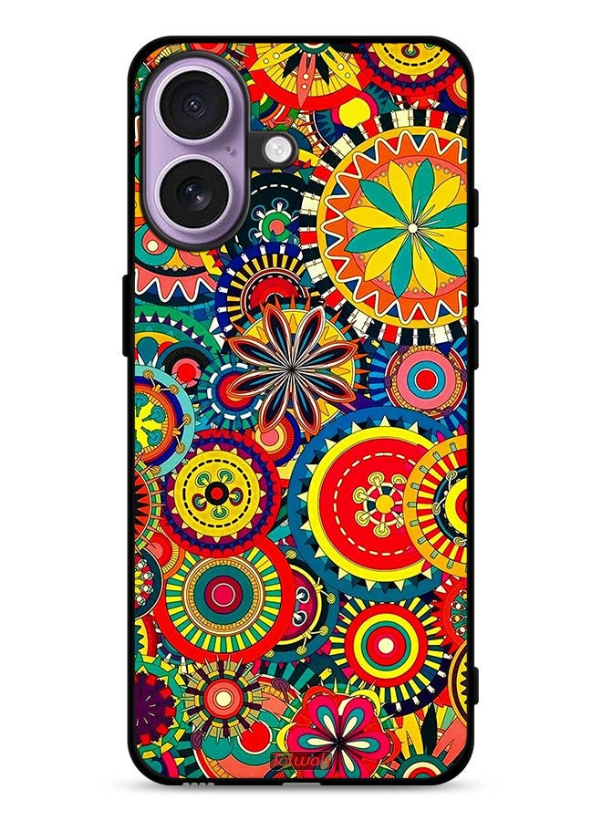 Tolwak Apple iPhone 17 Protective Case Cover Colorful Mandala Pattern - Image 1