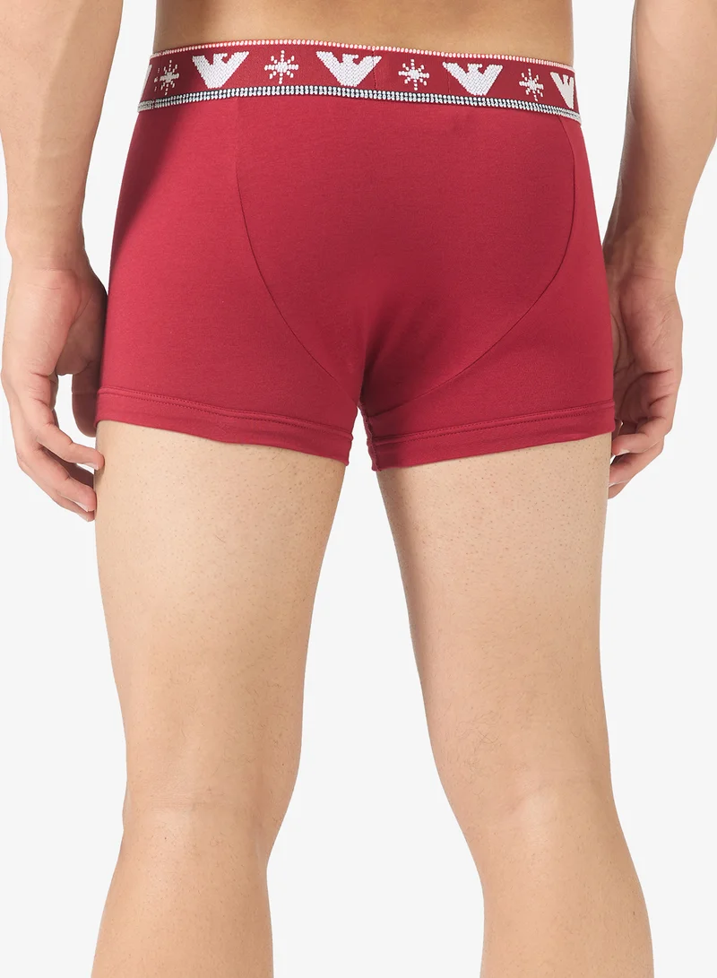 EMPORIO ARMANI  2 Pack Of Logo Boxers for Men | Best Price UAE
