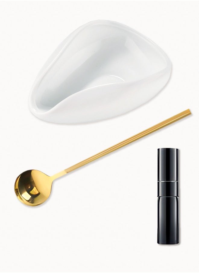 Litus - Coffee Beans Weighing Tray Set, With Anti-static Spray Bottle And Coffee Spoon - Image 1