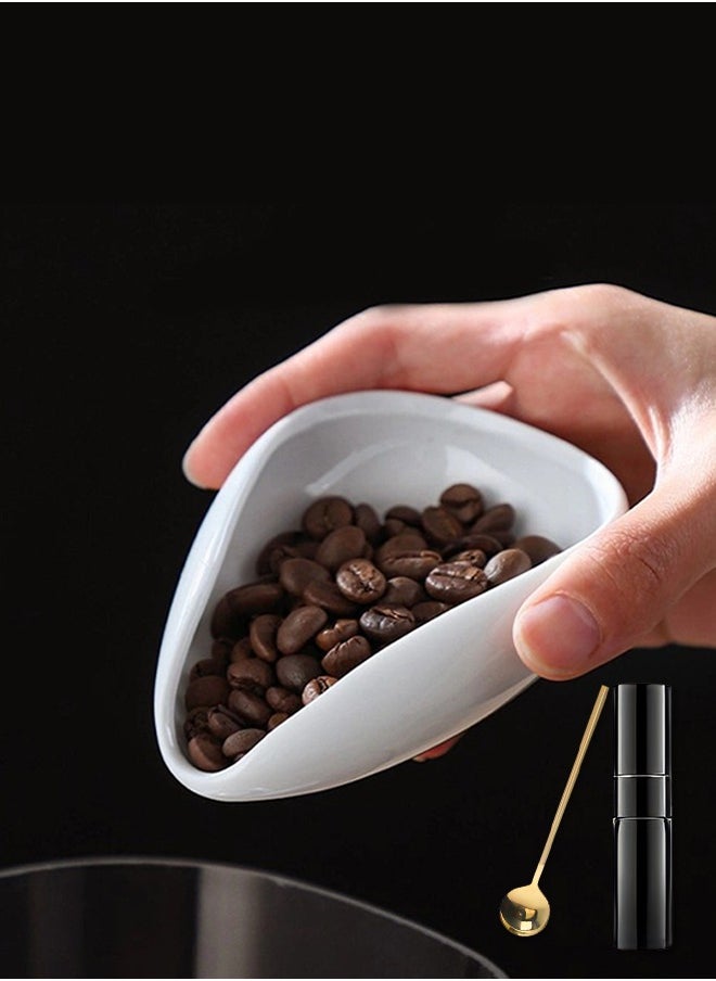 Litus - Coffee Beans Weighing Tray Set, With Anti-static Spray Bottle And Coffee Spoon - Image 1