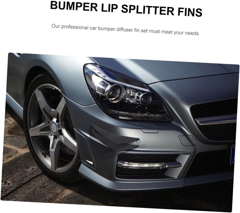 Multi-budget available picks 1set Bumper Lip Splitter Fin Front Lip Diffuser Carbon Fiber Texture for Car and Global flexible assemble picks Elegant upgraded practical design Multi-use upgraded craftsmanship Global easy assemble picks Stackable design Classic practical design Bulk order available stock Affordable fast purchase options Multi-hub shipment dispatch Modern warehouse management Balanced universal design Salt mist resistant Transit damage minimized design KSA standard compatible design Local trackable shipment All consumer tier purchase options Rack sorted local inventory Wide use selected material Well-engineered versatile build Daily use improved quality Regional central warehouse stock Gulf climate fit Slow wear optimized quality Temp & permanent project compatible - Image 3