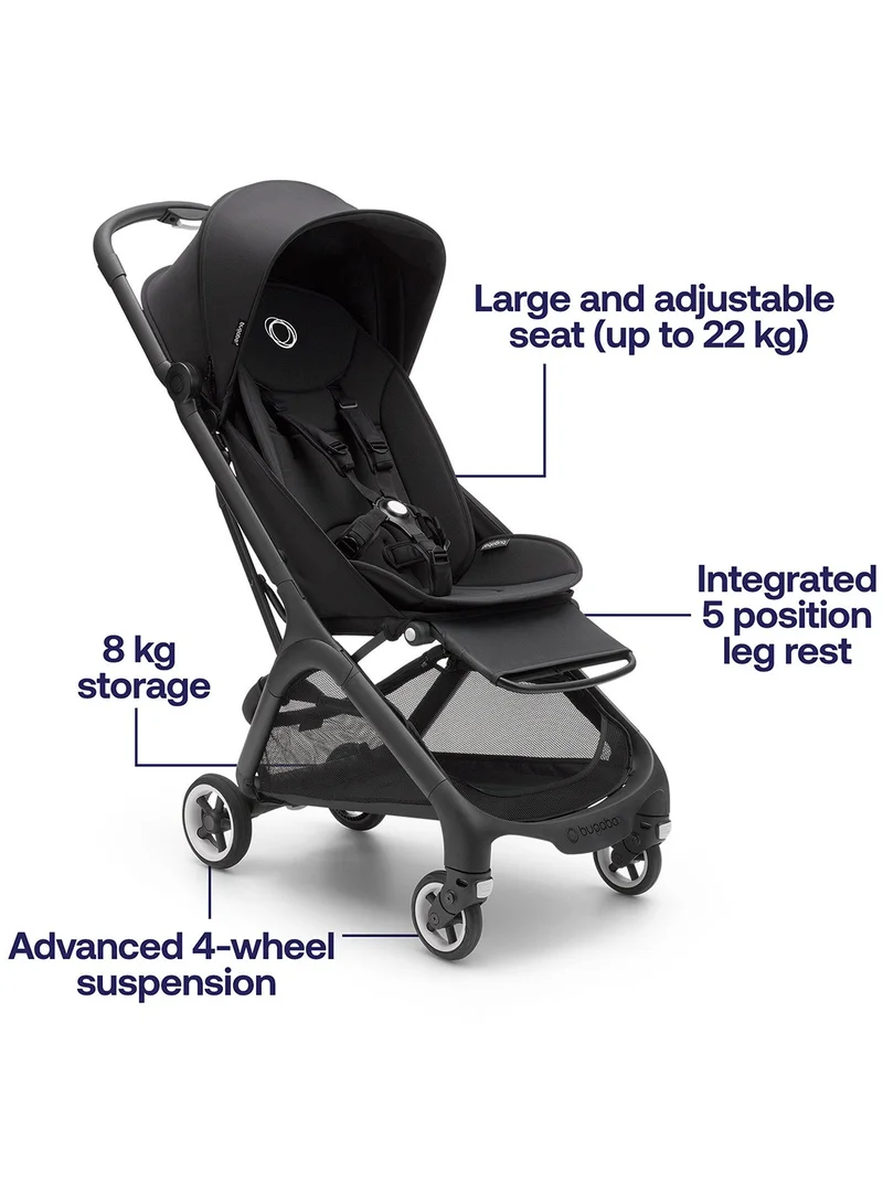 Bugaboo Butterfly 1 Second Fold Ultra Compact Stroller Lightweight And Compact Great For Travel, Desert Taupe