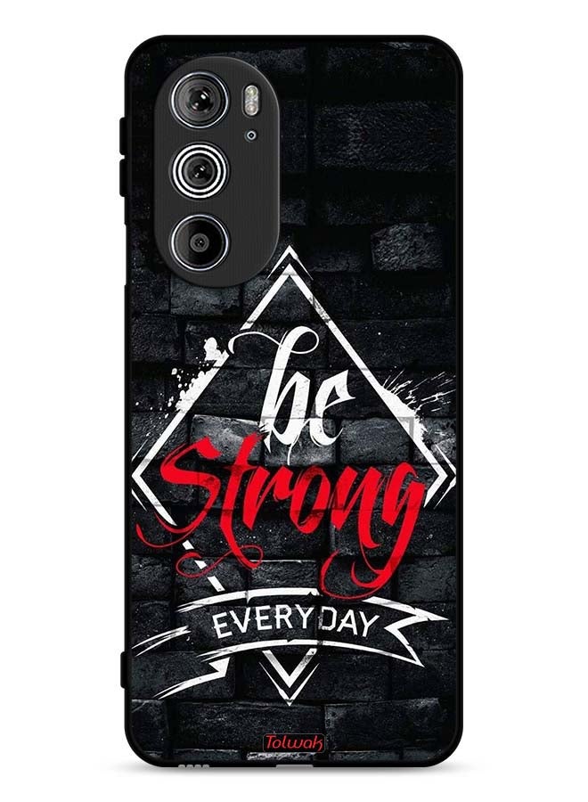 Tolwak Motorola Edge 30 Pro Protective Case Cover Be Strong Every Day - Image 1