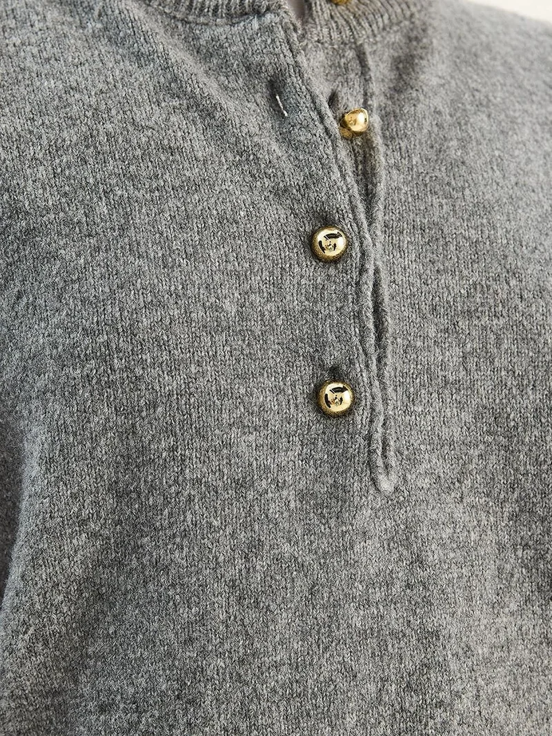 بيانكو لوتشي بلوفر محبوك بياقة أزرار من لوتشي