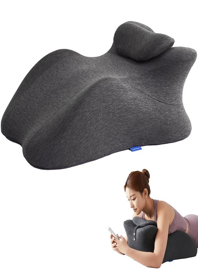 Cupocupa Ergonomic Wedge Pillow for Bed Reading & Back Support - Zoned Contour Design for Sitting Up, Prone Lounging & Gaming - Elevating Leg Pillow for Circulation & Recovery - Image 2